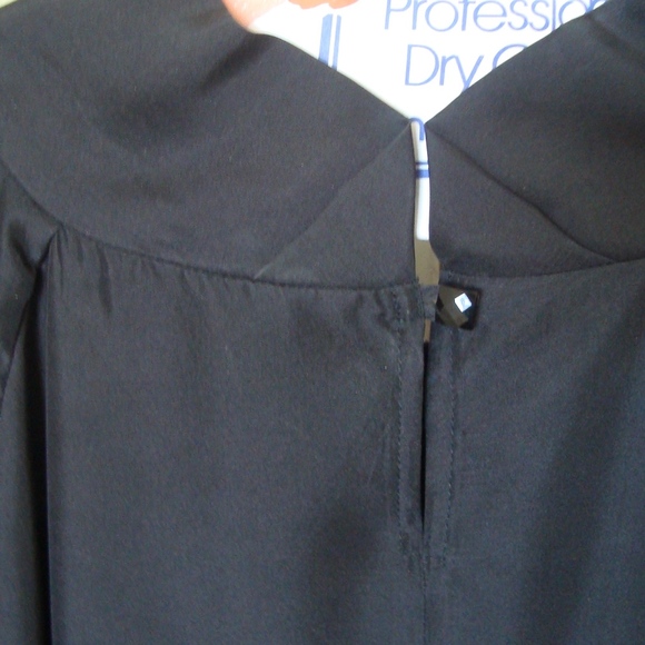 Gold Hawk Silk Short Sleeve Mini Dress Sz Med - Picture 8 of 8